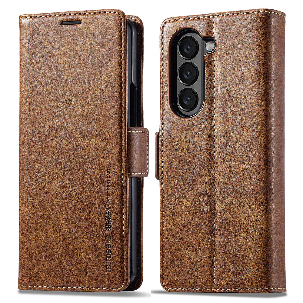 LC.IMEEKE Til Samsung Galaxy Z Fold5 5G RFID-blokerende telefontaske Pung PU-læderstativcover LC.IMEEKE Til Samsung Galaxy Z Fold5 5G RFID-blokerende telefontaske Pung PU-læderstativcover